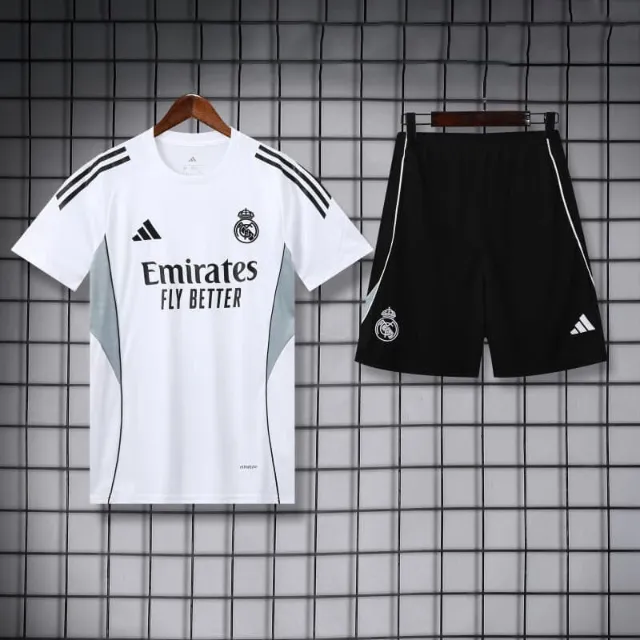 White striped training suits