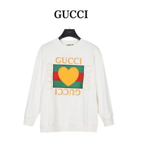 GUCCI white Knitted cotton hoodie FZ242818