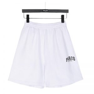 Balenciaga City white sport loose Shorts FZM241003