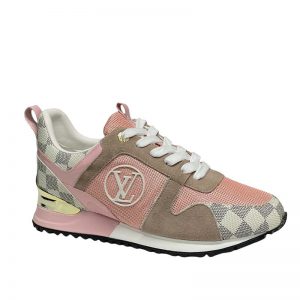 LV pink logo running sport shoes NO01252