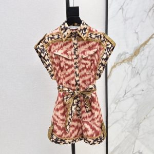 ZIMMERMANN best quality The latest linen print jumpsuit for early autumn FZ028