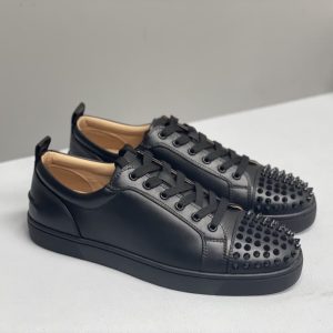 Christian Louboutin Men Women Casual Flats Shoes Sneakers Dress Shoes Leather Designer Studded Loafers SH026