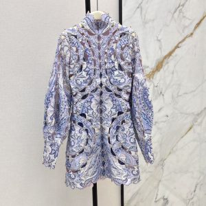 ZIMMERMANN best quality The latest linen printed dress for early autumn FZ051