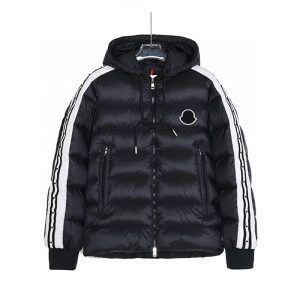 Moncler Best Quality Sleeve woven ribbon studded men's down jacket Fz149