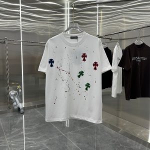Chrome Hearts best quality Autumn and Winter New Round Neck T-shirt Fz179