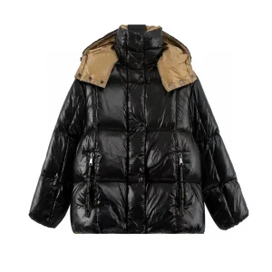 MONCLER Best Quality Breaded Down Jacket Made of 90% Down + 10% Feathers Winter Solid Color Down Jacket FZ135