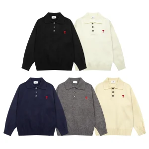 Alexandre Mattiussi Best Quality Autumn and Winter New Classic Embroidery Small Heart Wool FZ202