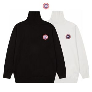 Canada Goose best quality Autumn and Winter Classic Logo High Collar Sweater FZ124
