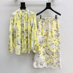 ZIMMERMANN best quality The latest linen set for early autumn FZ026