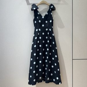 Zimmermann high quality New product polka dot printed vest V-neck design dress Fz178