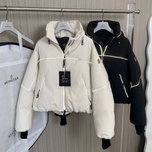 Moncler skiReflective Strip Down Jacket-90% White Goose Down FZ12031