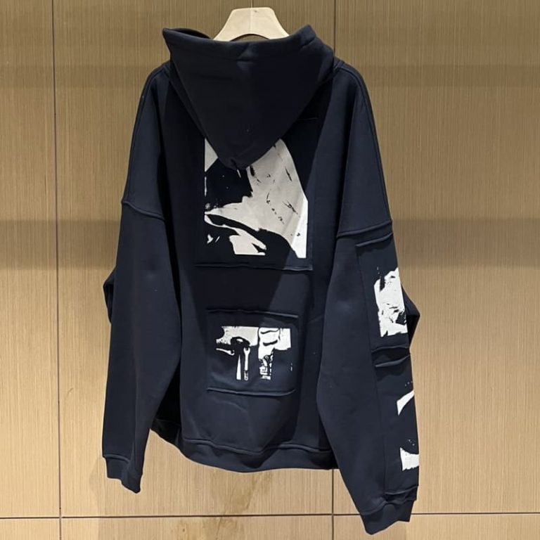BALENCIAGA Best Quality Drop Shoulder Zipper Sweatshirt Hoodie-3