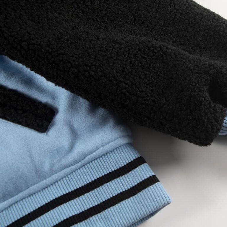 BALENCIAGA Best quality pearl lambswool colorblocked jacket-7