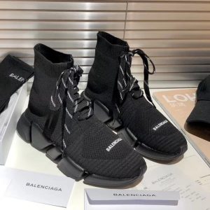 BALENCIAGA New Designer Shoes Socks Casual Shoes Socks Socks Mesh Knit Quick Trainer Runner Sneakers SH094