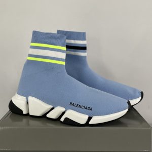 BALENCIAGA Men Women Sneakers Classic Speed Trainer Sock Shoes Fly Knit Sock Graffiti Sole Trainer Graffiti Sole Air Cushion SH087