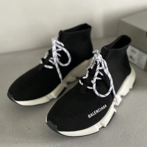 BALENCIAGA Breathable sneakers Running shoes Walking shoes Outdoor socks shoes Knitted trainer runner sneakers socks shoes SH091