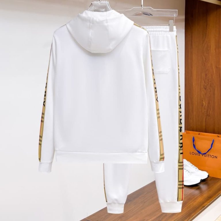 Burberry check Full Zip Long tracksuits-6