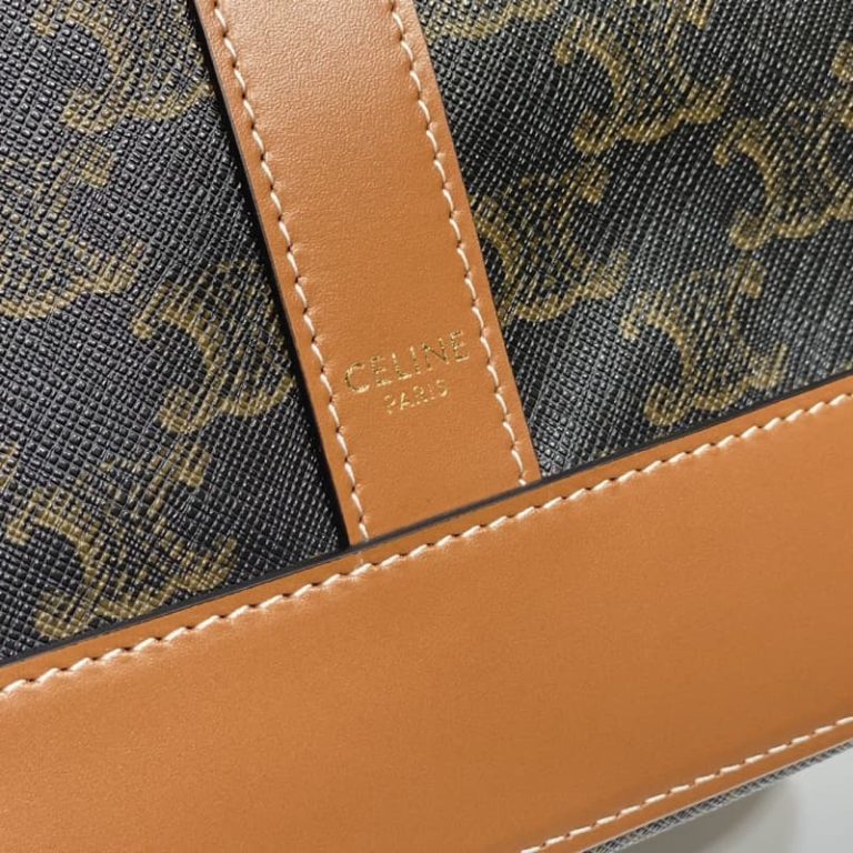 CELINE Bucket In Triomphe Canvas-3