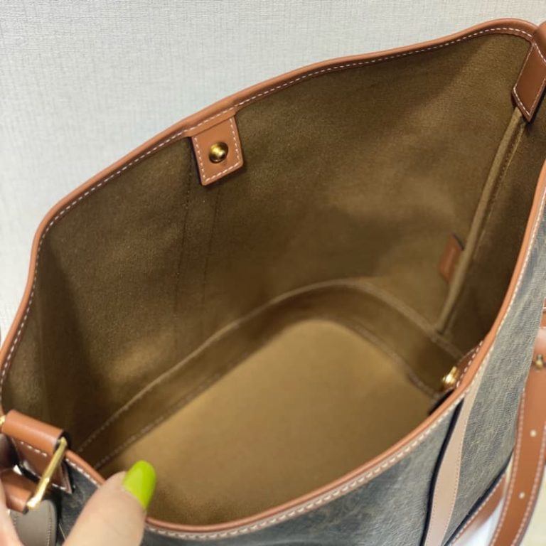 CELINE Bucket In Triomphe Canvas-5