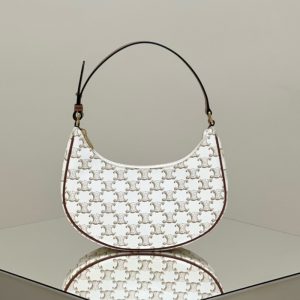 CELINE best quality Bucket In Triomphe Canvas AVA 23*14*7cm LB166