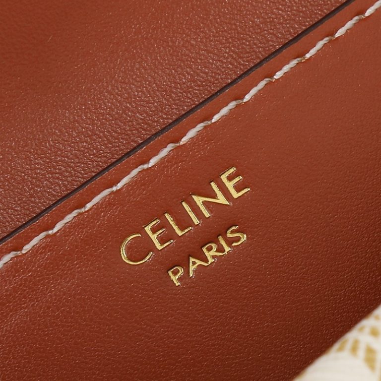CELINE High Quality Baguette Flap Bag Small Capacity Crossbody Buckle Letter Print 28x12x5cm LB110 (10)