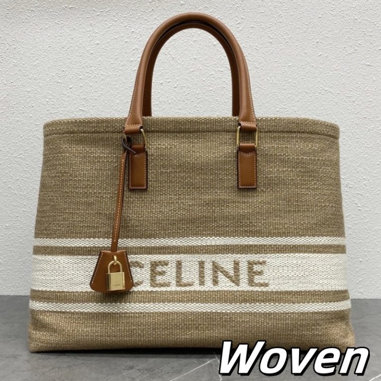 CELINE High Quality Cabas Printed Canvas Tote Bag With Large Capacity 44x32x16cm LB118 (10)