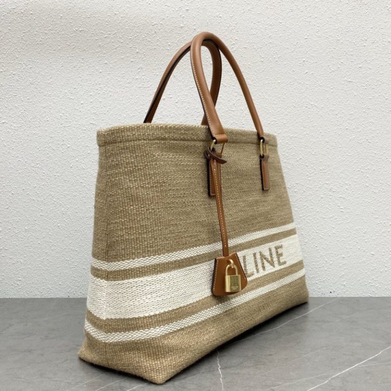 CELINE High Quality Cabas Printed Canvas Tote Bag With Large Capacity 44x32x16cm LB118 (11)