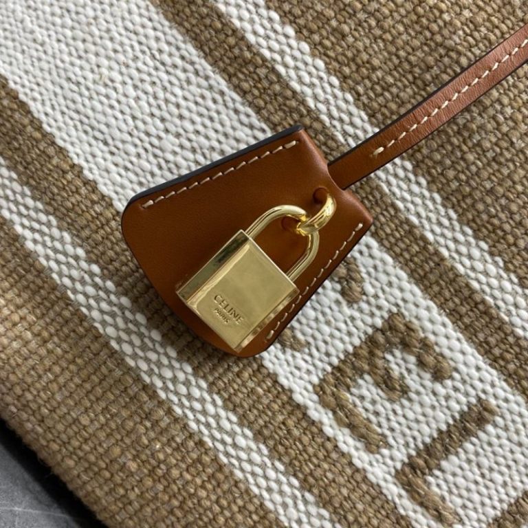 CELINE High Quality Cabas Printed Canvas Tote Bag With Large Capacity 44x32x16cm LB118 (3)