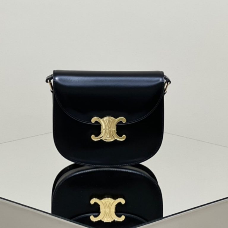 CELINE Teen Besace Triomphe Shoulder Bag-2