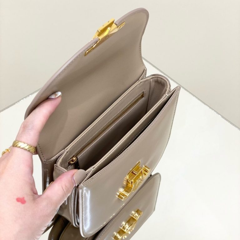 CELINE Teen Besace Triomphe Shoulder Bag-6