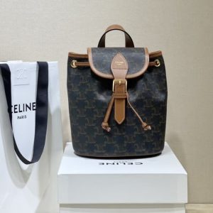 CELINE best quality Triomphe Falco Backpack 17*20*10cm LB164