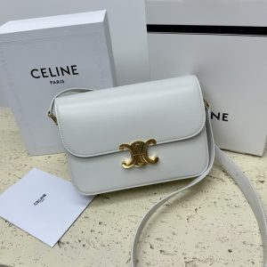 Celine Triomphe best quality Medium calf leather shoulder backpack 22 X 16.5 X 7cm LB162