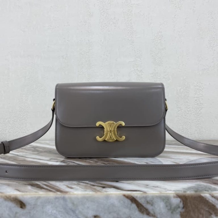 Celine Triomphe Medium calf leather shoulder backpack-4