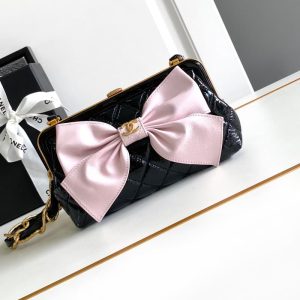 Chanel top quality 24A Clutch With Chain Bag patent crumpled lambskin shiny lambskin gold tone metal 20CM LB236