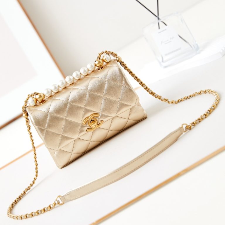 Chanel 24A Pearl Handle Mini Flap Bag-1