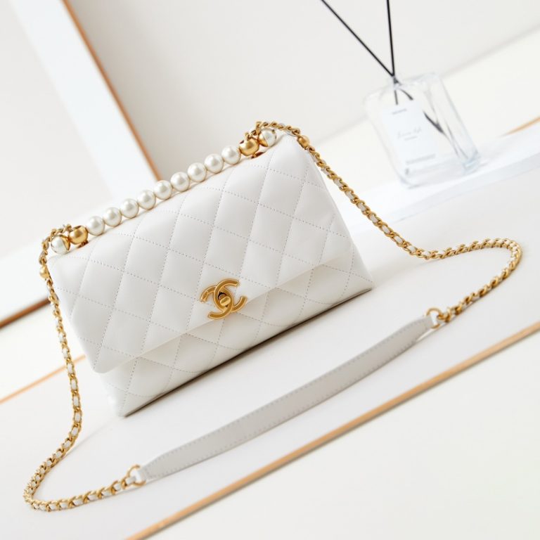 Chanel 24A Pearl Handle Mini Flap Bag-1