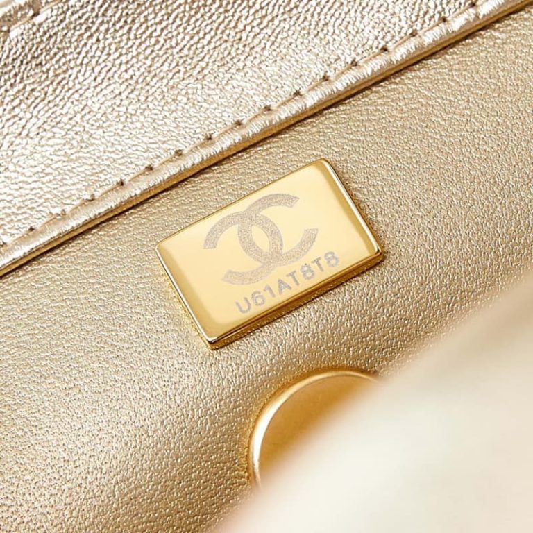 Chanel 24A Pearl Handle Mini Flap Bag-7