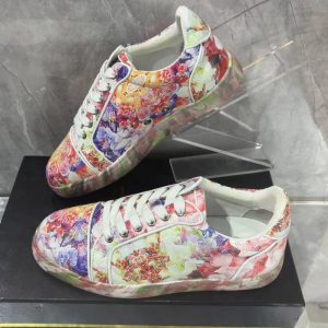Christian Louboutin women Leather Sneakers men dress shoes SH102