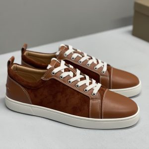 Christian Louboutin women Leather Sneakers men dress shoes SH105