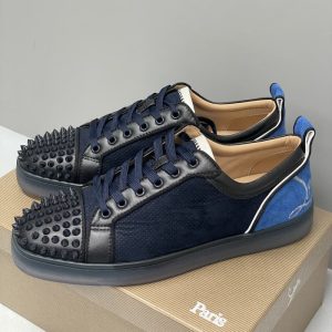 Christian Louboutin women Spike Accents Sneakers men dress shoes SH106