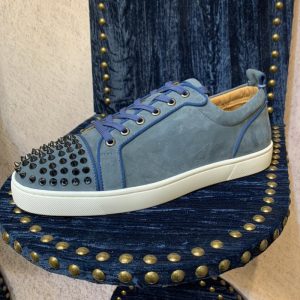 Christian Louboutin’s women Spike Accents Sneakers men dress shoes SH065