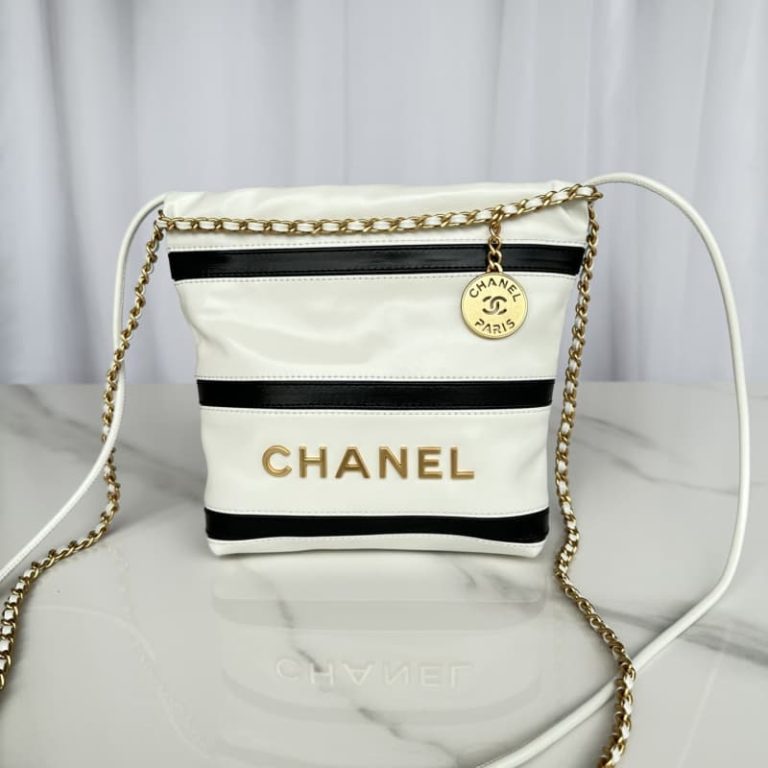 Classic shoulder leather shopping bag-1