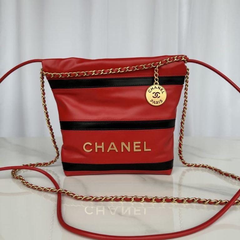 Classic shoulder leather shopping bag-2