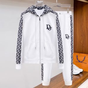 Dior high quality side logo Full Zip Long tracksuits FZ285