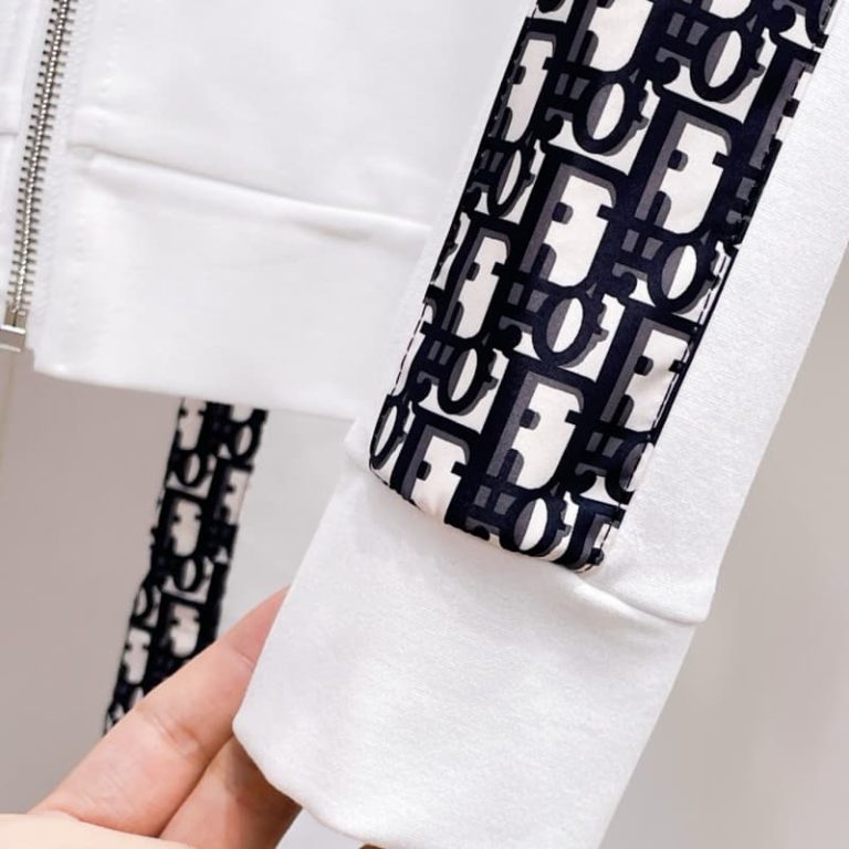 Dior side logo Full Zip Long tracksuits-4