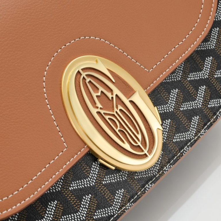 Goyard Best Quality Goyardine Canvas Calfskin Flap Crossbody Bag 26x18x8cm LB171 (8)