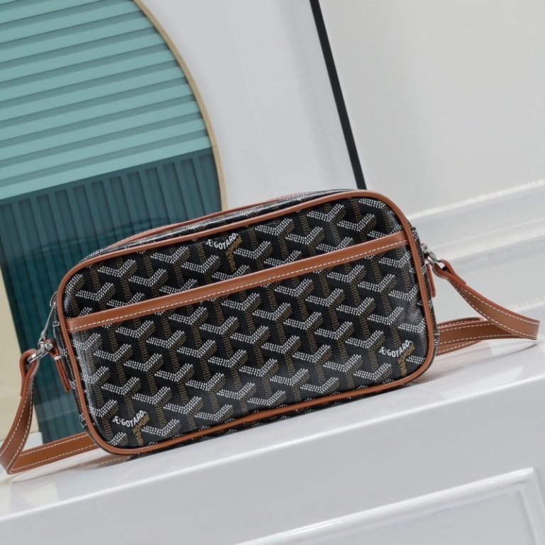 Goyard Best Quality Men Women Camera Bag Small Capacity Messenger Zipper 23x8x14cm LB175 (12)