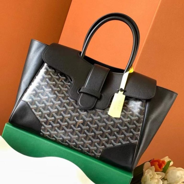 Goyard Best Quality Saigon Tote Bag Large Capacity Flap Office Bag 34x18x24cm LB172 (2)