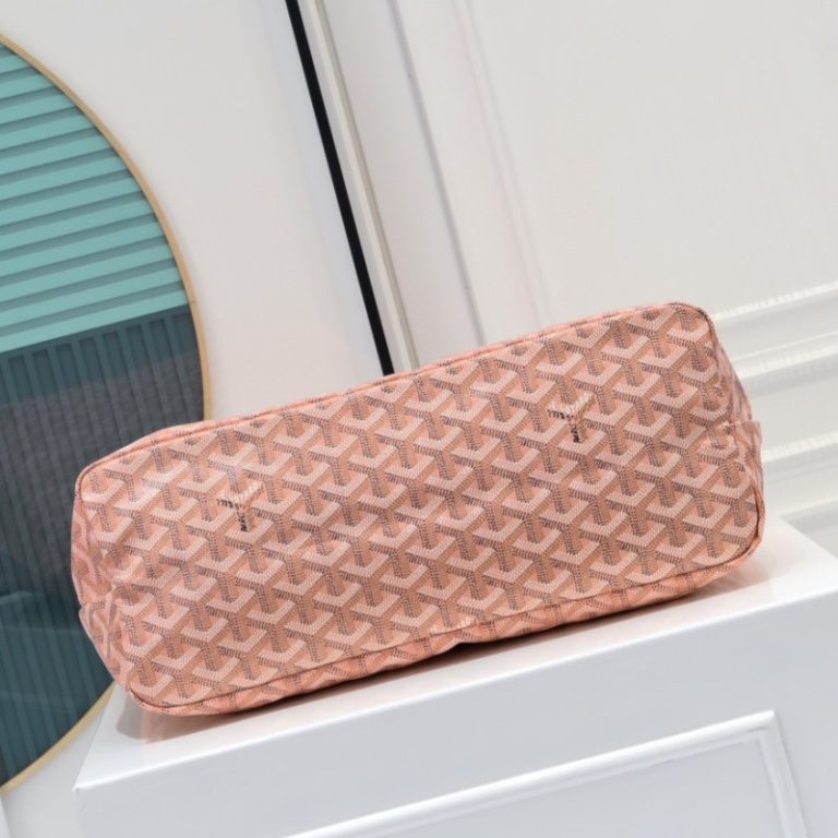 Goyard Best Quality Women Boheme HoBo Dog Tooth Shape Shoulder Bag Large Capacity Zipper Handbag 27x15x42cm LB176 (10)