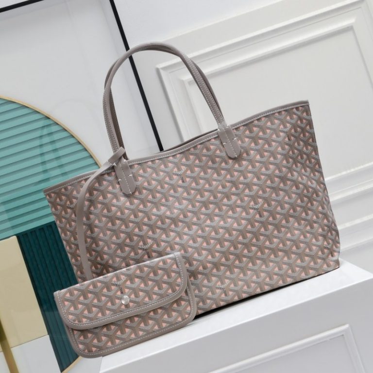 Goyard Best Quality Women Saint Louis Tote Bag Goyardine Canvas Large Capacity Open Pocket Diaper Bag 47cm55cm LB177 (5)